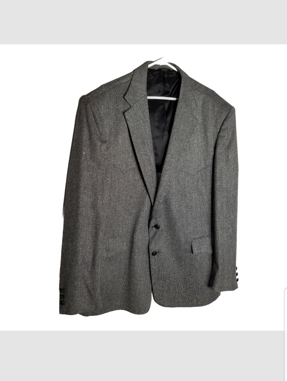 Pagano West Blazer Men's 50L Western Yoke Jacket Sport Coat Gray Single Vent